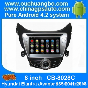 Ouchuangboaudio gps dvd for pure android 4.2 Hyundai Elantra 2011-2013